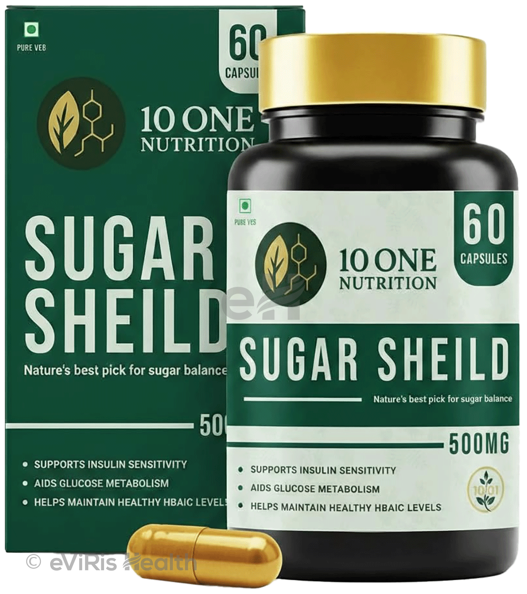 10 One Nutrition Sugar Sheild 500mg Capsule (60 Each)