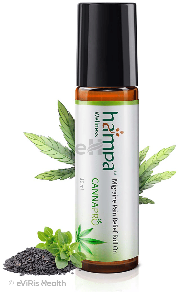 Hampa Wellness Migraine Pain Relief Roll On