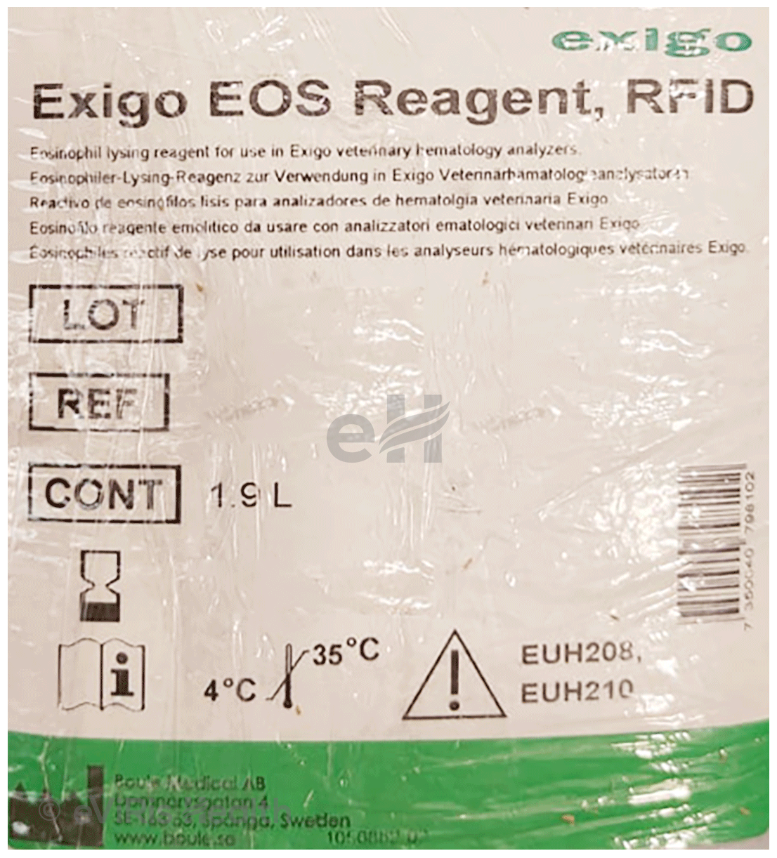 Boule Exigo EOS Reagent, RFID