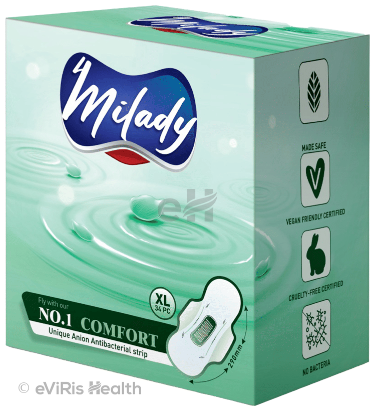 4Milady Comfort Sanitary Pads (34 Each) XL