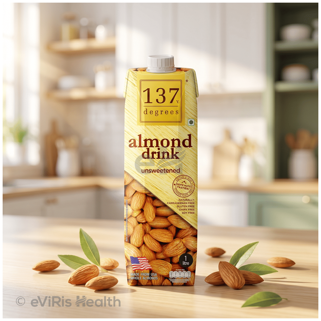 137°C degrees Almond Drink Unsweetened Gluten Free Soy Free