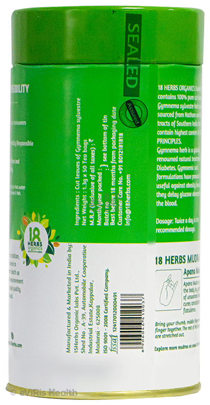 18 Herbs Organics Dia Health Tea Bag (1.3gm Each)
