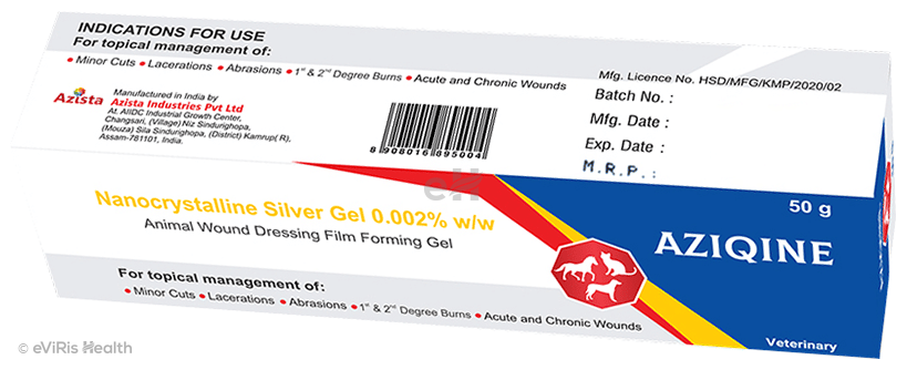 Aziqine Animal Wound Dressing Film Forming Gel