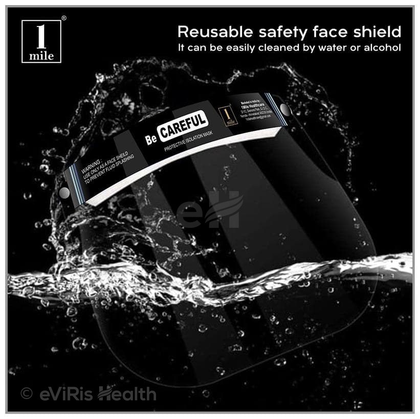 1Mile 500 micron Be Careful Protective Isolation Mask