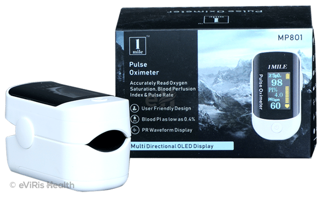 1Mile MP801 Pulse Oximeter White