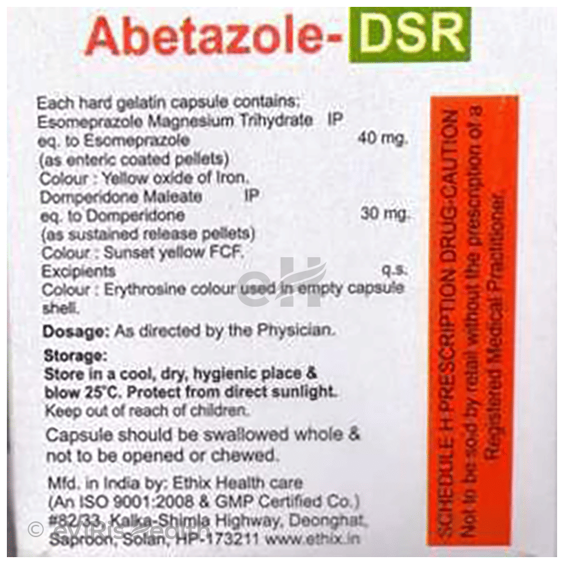 Abetazole-DSR Capsule