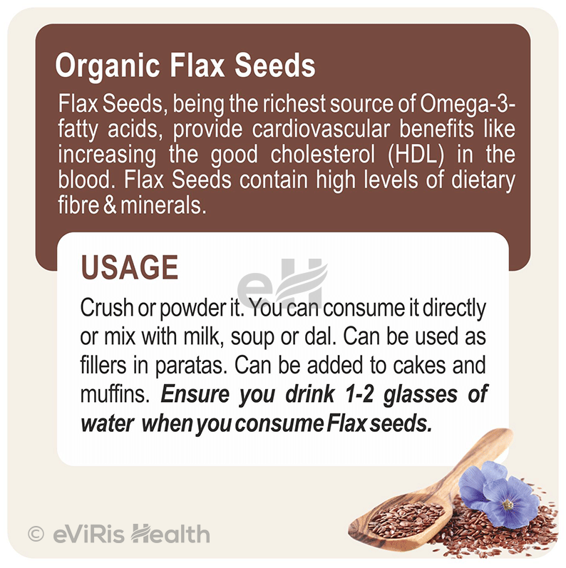 24 Mantra Organic Flax Seeds Gluten Free