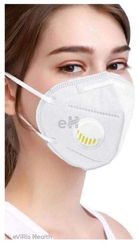 1Mile White N95 5 Layer Mask with Respirator