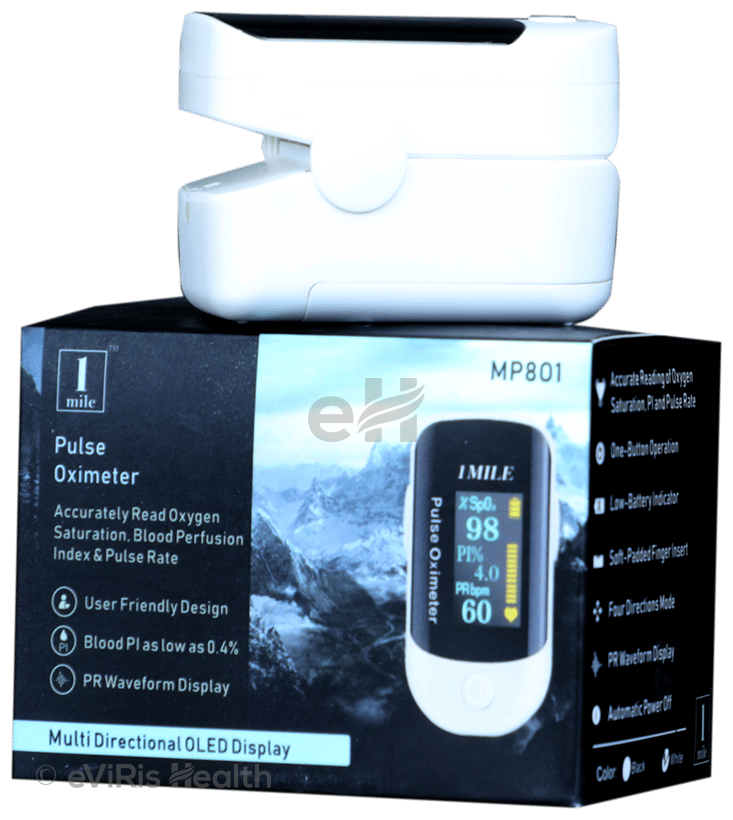 1Mile MP801 Pulse Oximeter White