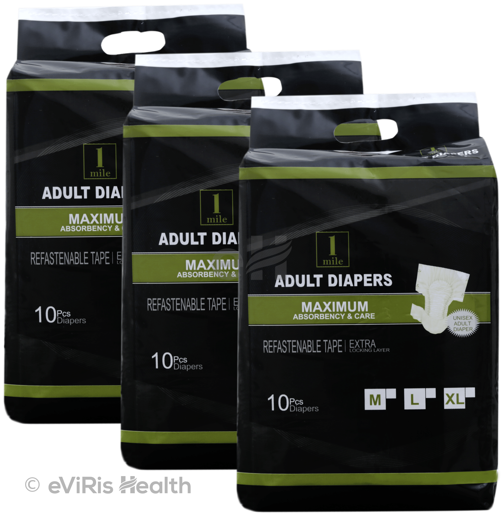 1Mile Adult Diaper Medium
