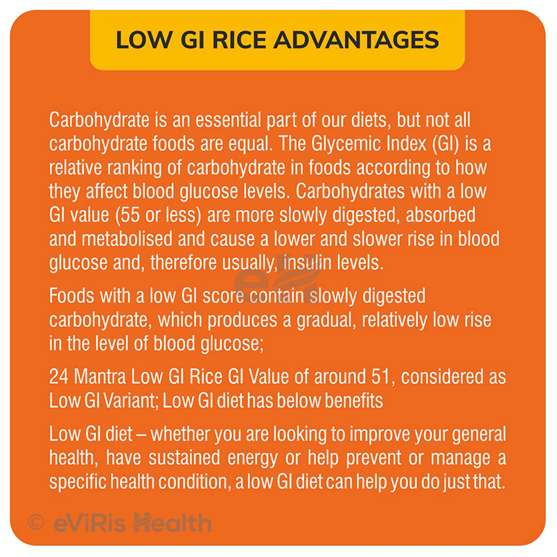 24 Mantra Organic Low GI Rice Gluten Free