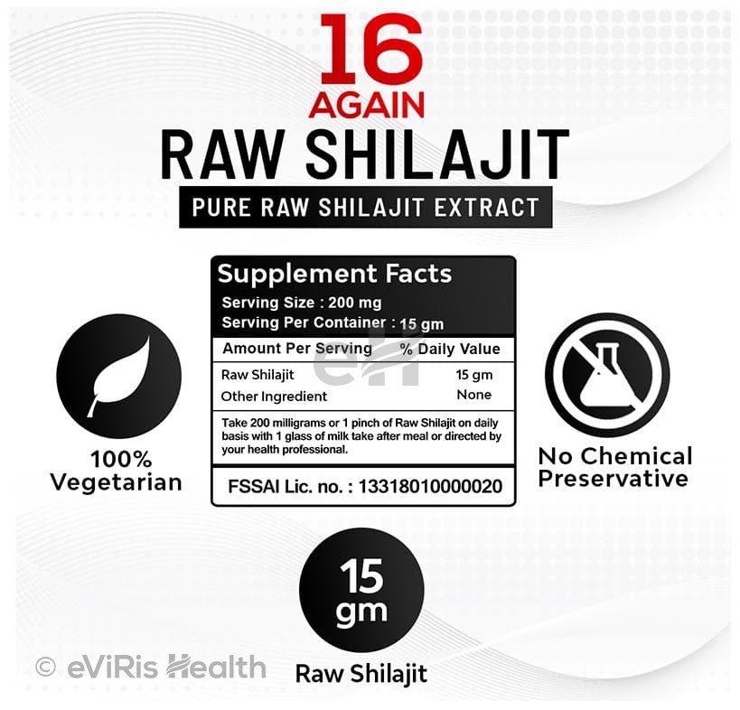 16 Again Raw Shilajit
