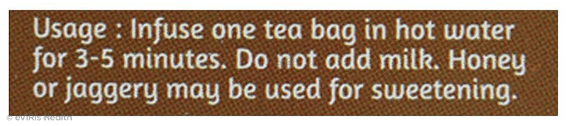 18 Herbs Organics Green Tea Bag (1.25gm Each) with Lemon