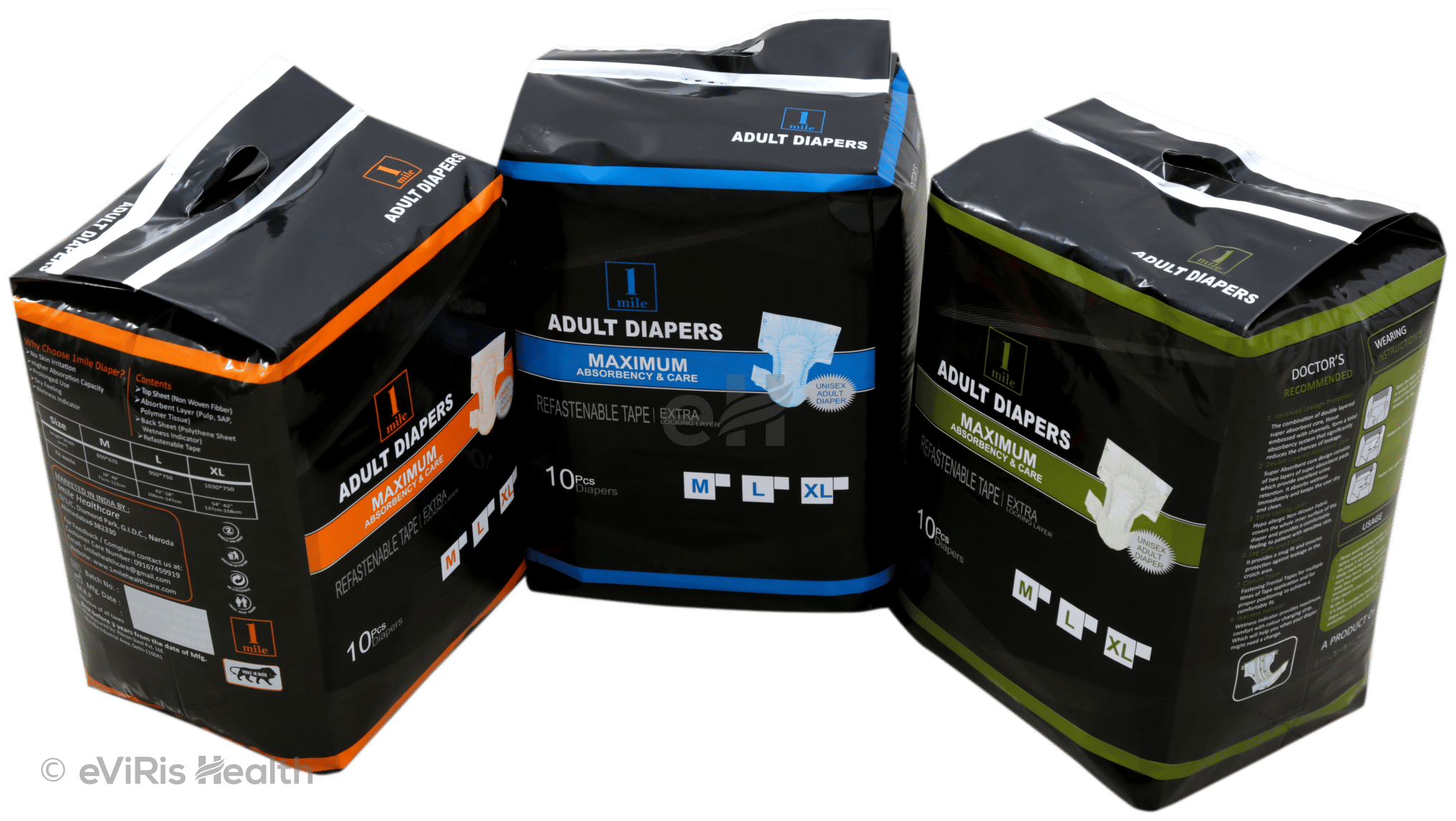 1Mile Adult Diaper Medium