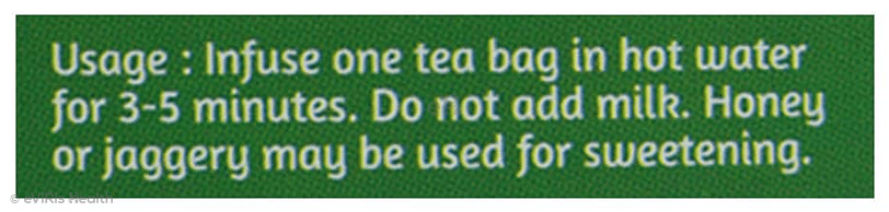 18 Herbs Organics Premium Green Tea Bag (1.25gm Each)