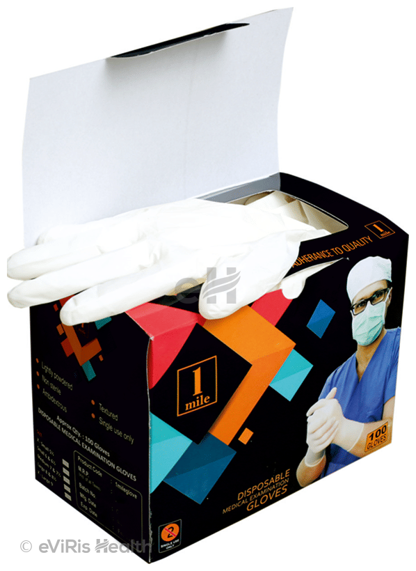 1Mile Disposable Medical Examination Glove Small